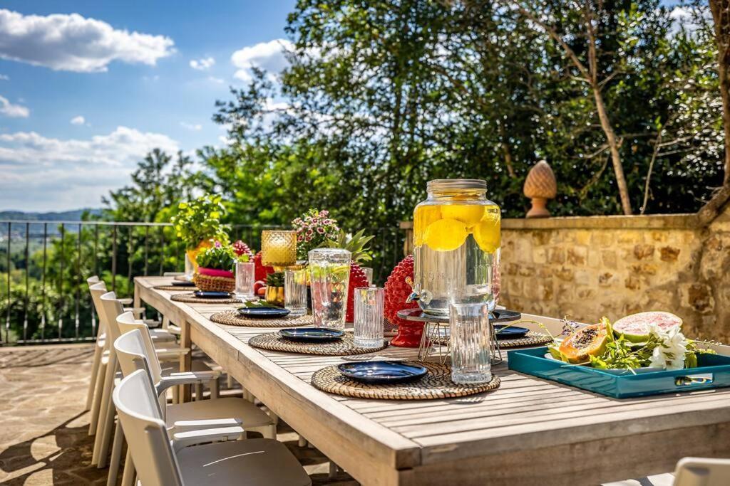 Luxury Villa Tolomei Gucci With Spa San Jacopo al Girone エクステリア 写真