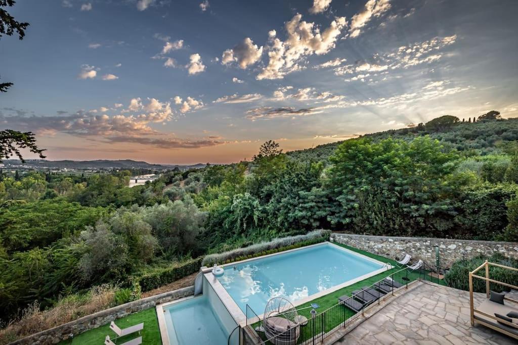 Luxury Villa Tolomei Gucci With Spa San Jacopo al Girone エクステリア 写真