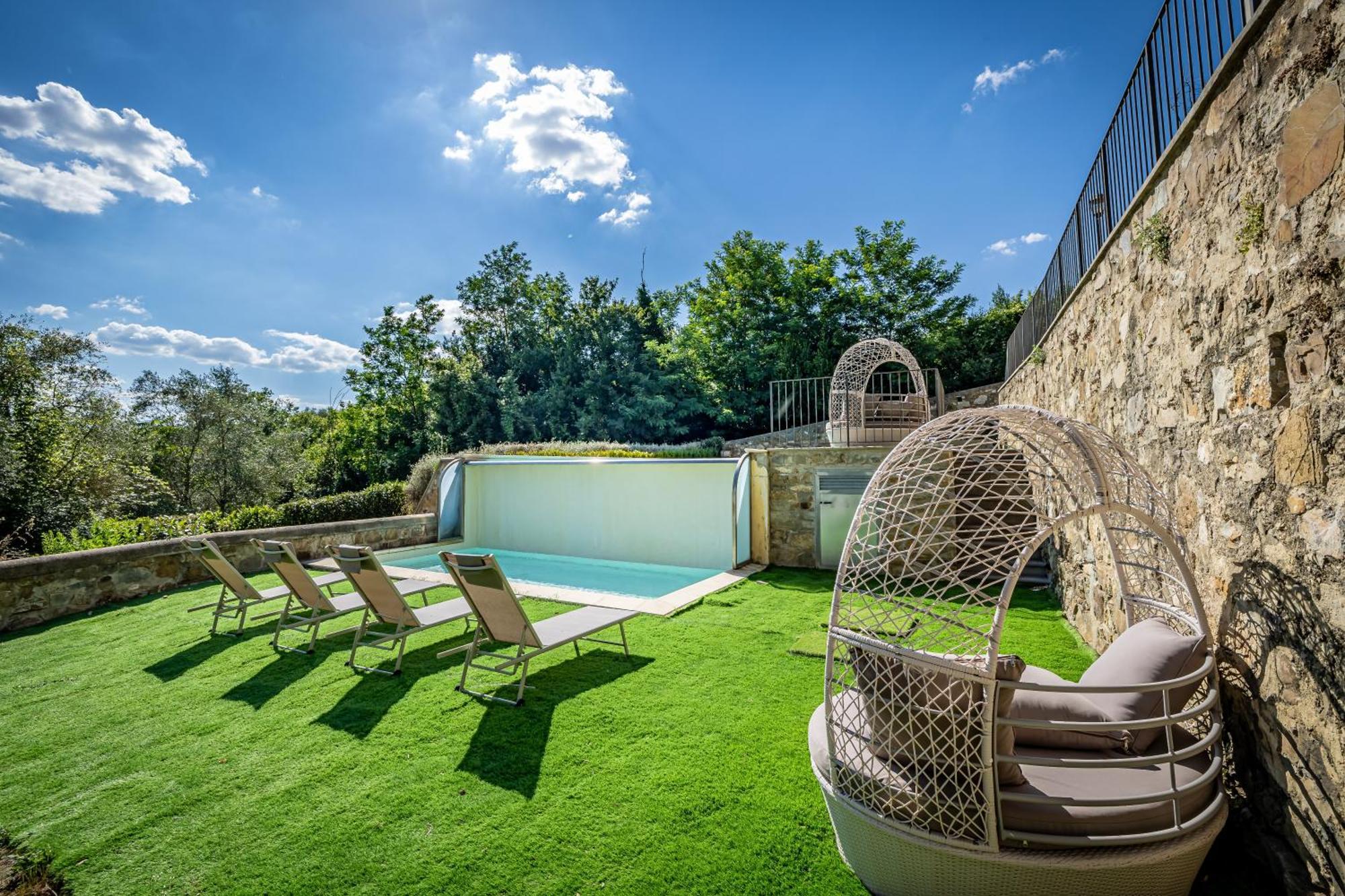 Luxury Villa Tolomei Gucci With Spa San Jacopo al Girone エクステリア 写真