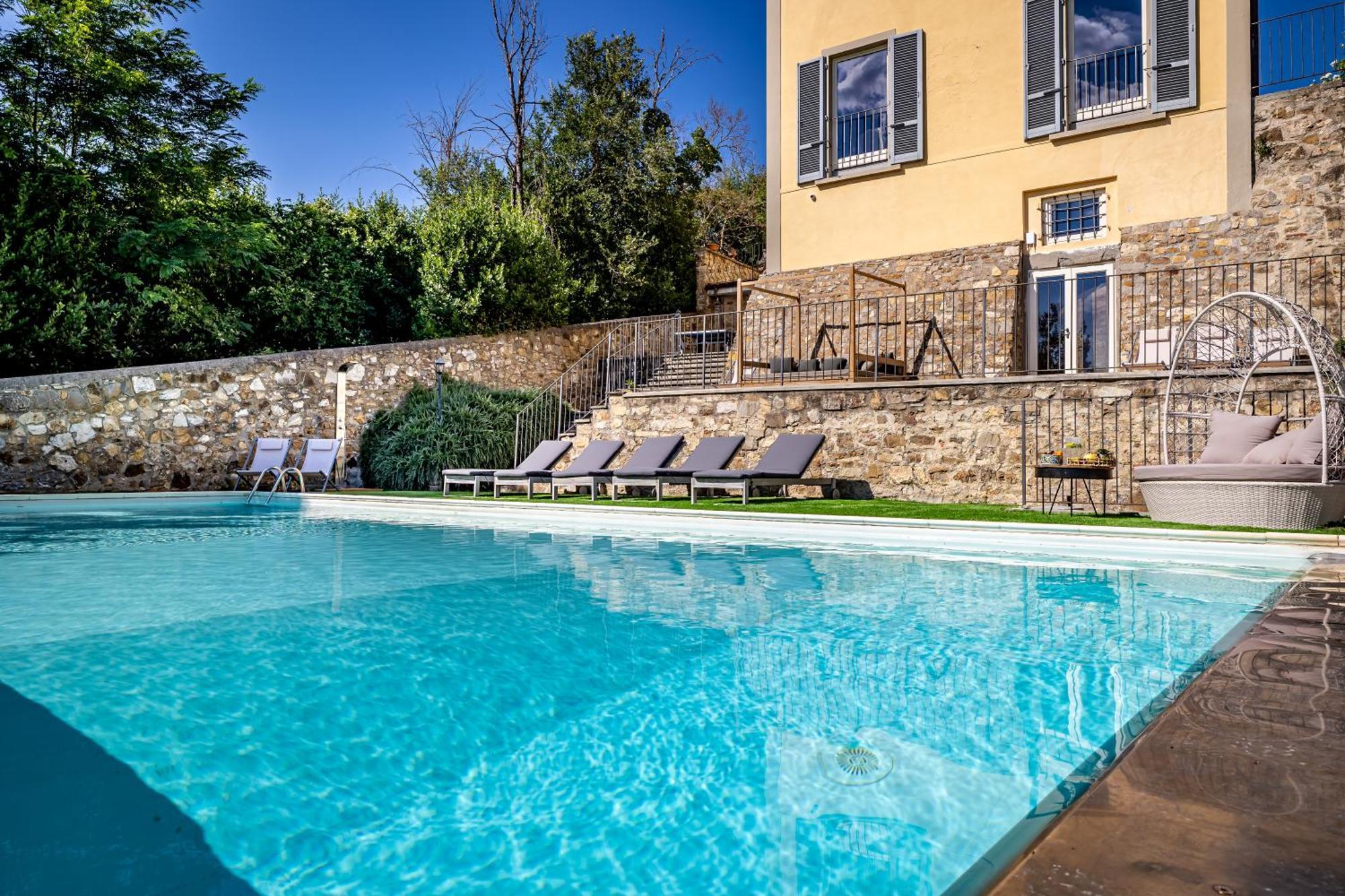 Luxury Villa Tolomei Gucci With Spa San Jacopo al Girone エクステリア 写真