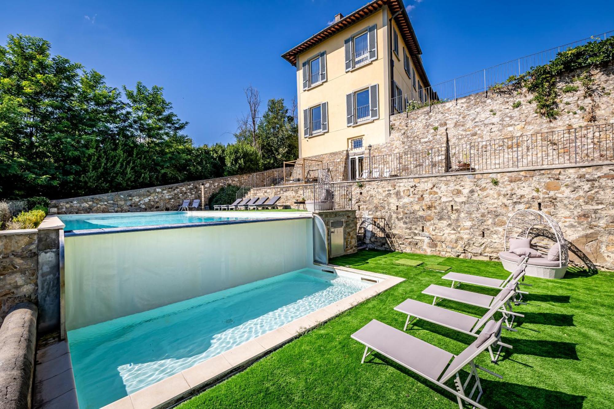Luxury Villa Tolomei Gucci With Spa San Jacopo al Girone エクステリア 写真